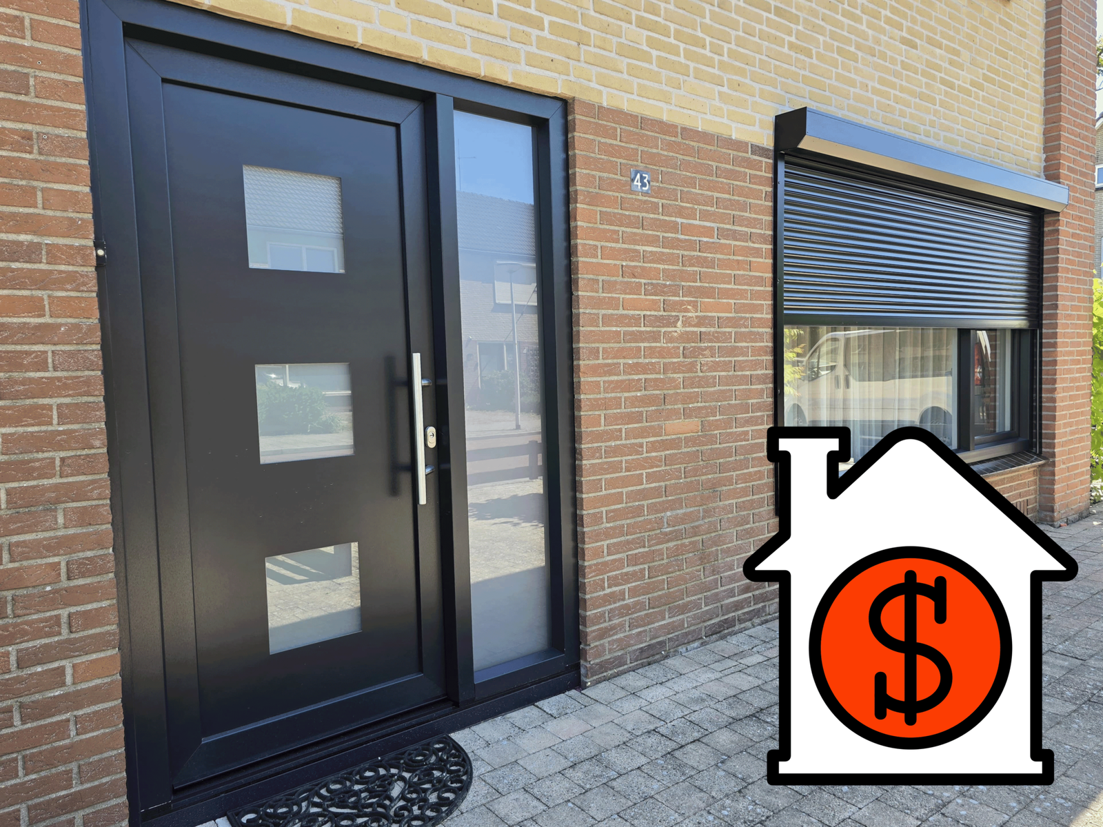 Voorkant woning Kunststof Kozijnen NuEcozaam