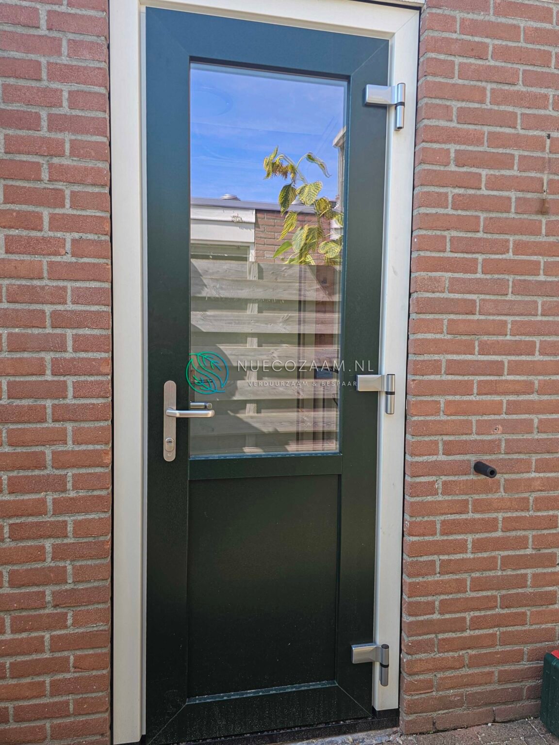 NuEcozaam Kunststof kozijnen Almelo wit houtnerf